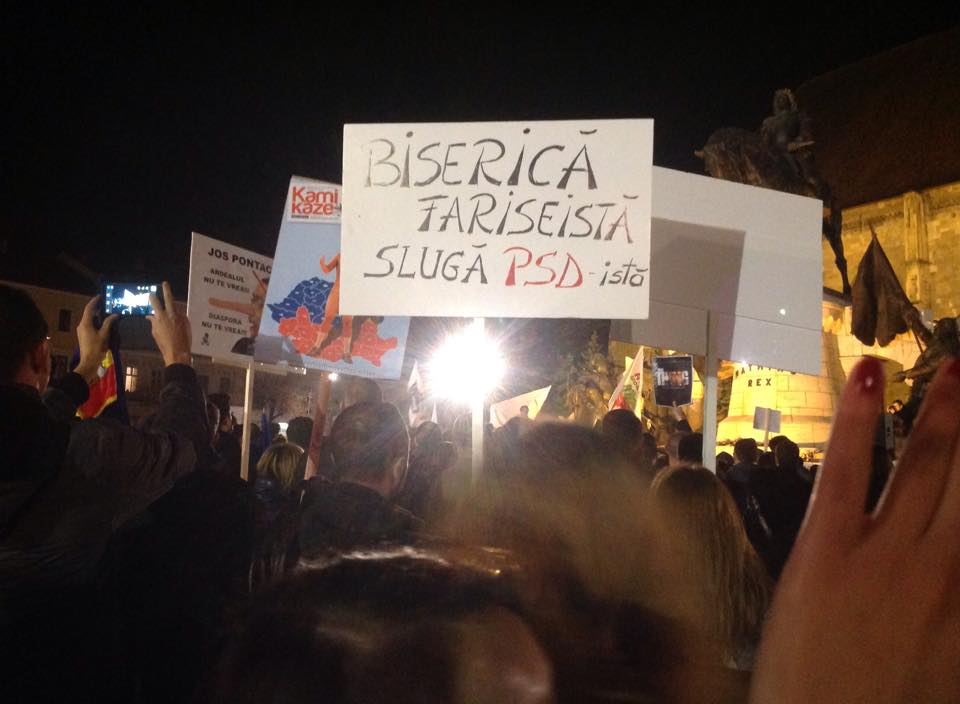Proteste Cluj noiembrie 2014